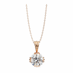 Royal Crown Round Solitaire