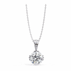 Royal Crown Round Solitaire