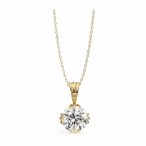 Royal Crown Round Solitaire
